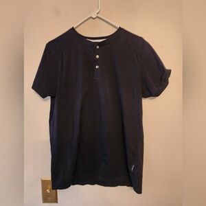 Kenneth Cole black Hensley short sleeve shirt size mens medium